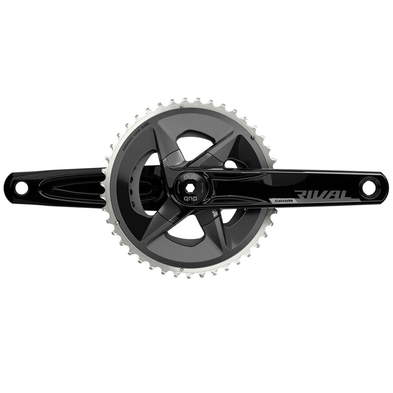 SRAM Rival Dub Wide Crankset-43×30-Black-160mm & 165mm & 170mm & 172.5mm & 175mm