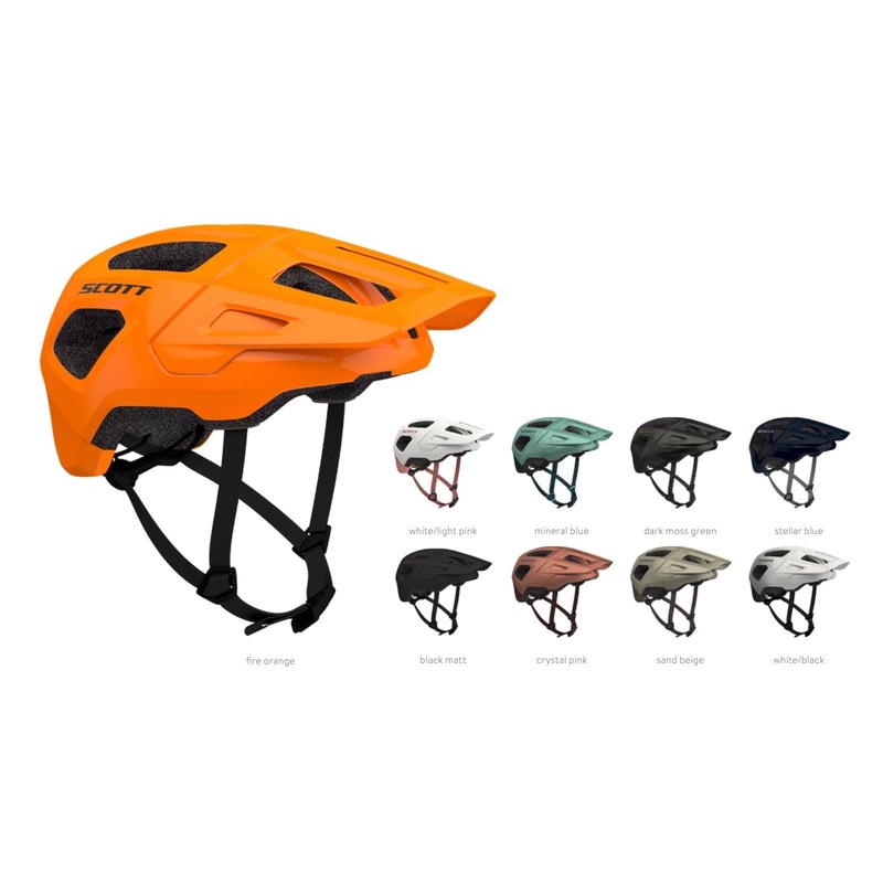 Scott Helmet Argo+-Black & White & Black & S/Beige & S/Blue & D/Green & M/Blue & Fire Orange & Crystal/Pink-M/L & S/M