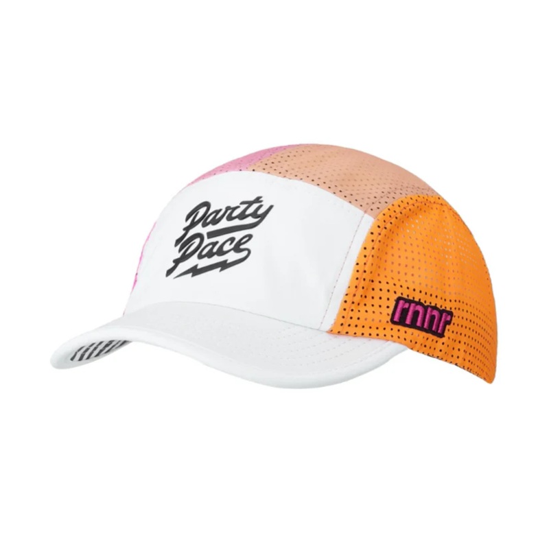 Rnnr Cap Pacer Party Pace-S & L/XL-Pink&Orange