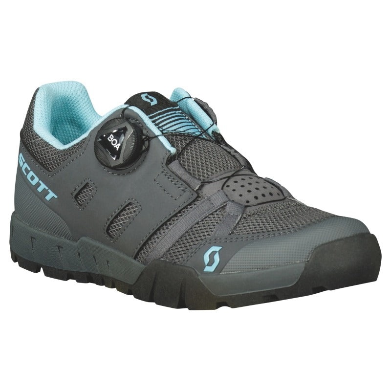 Scott Shoe Crus-R Boa-Dark Grey/Light Blue & Green-40 & 39 & 38