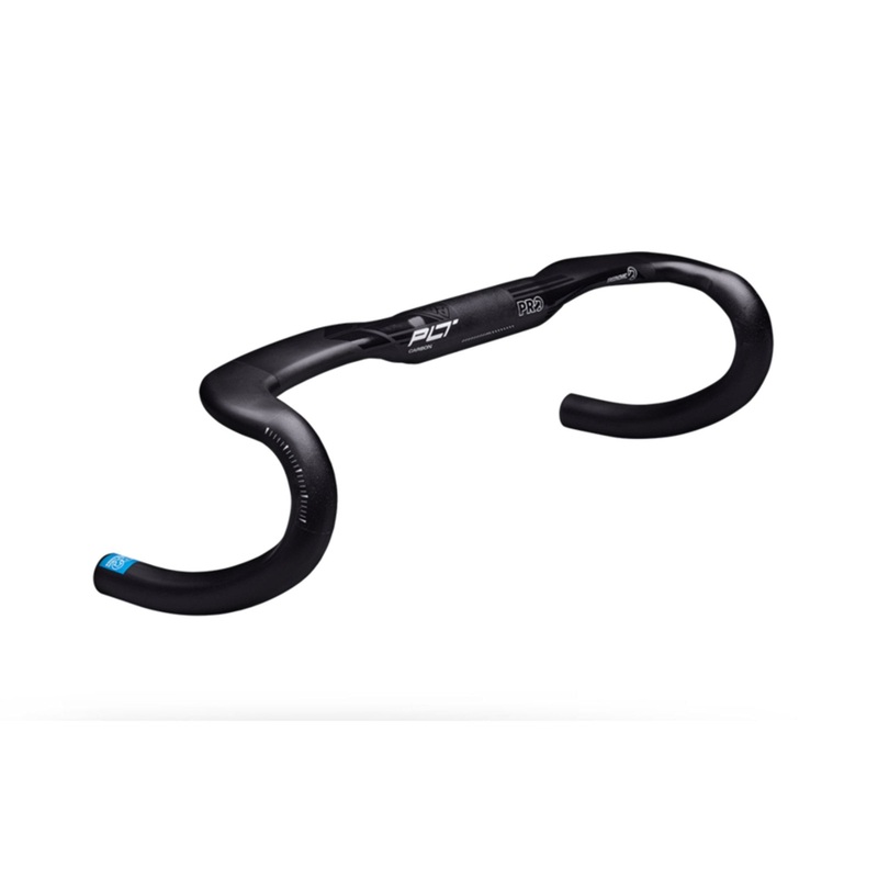 PRO PLT Carbon Ergo Handlebar-36cm & 38cm & 40cm & 42cm & 44cm & 46cm-Black