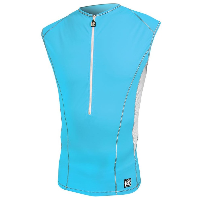 De Soto Carrera Tri Jersey-Turquoise-M