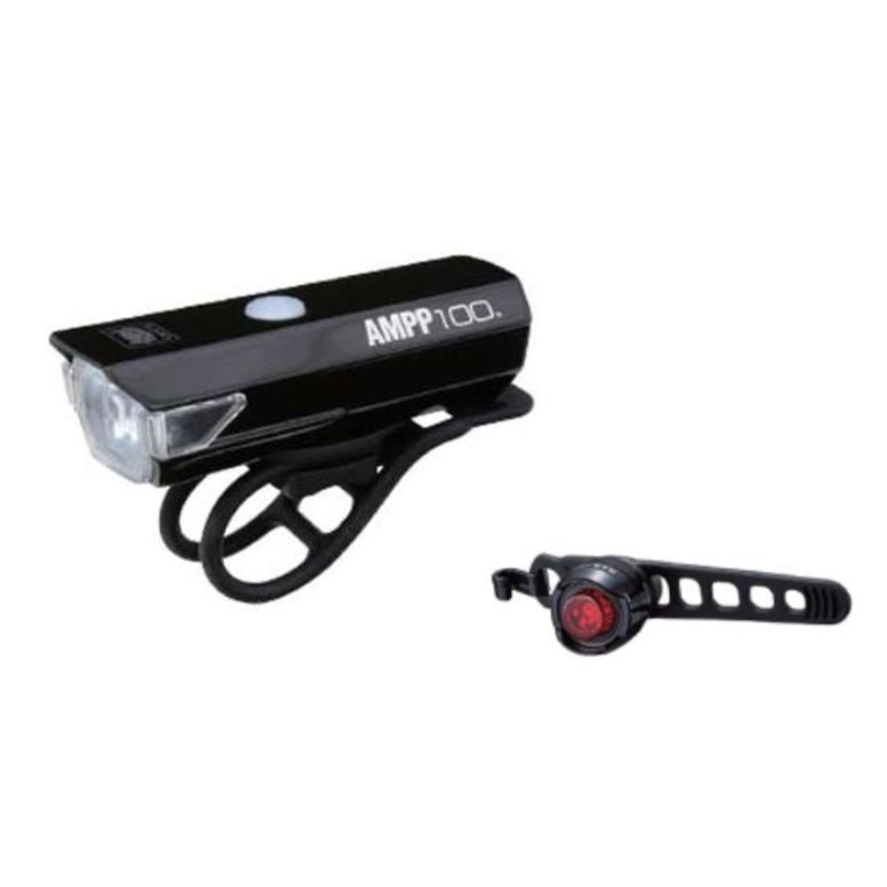 CATEYE ~AMPP100  + ORB RECHARGEABLE  / CATEYE USB LIGHT SET~AMPP100 + ORB RECHARGEABLE