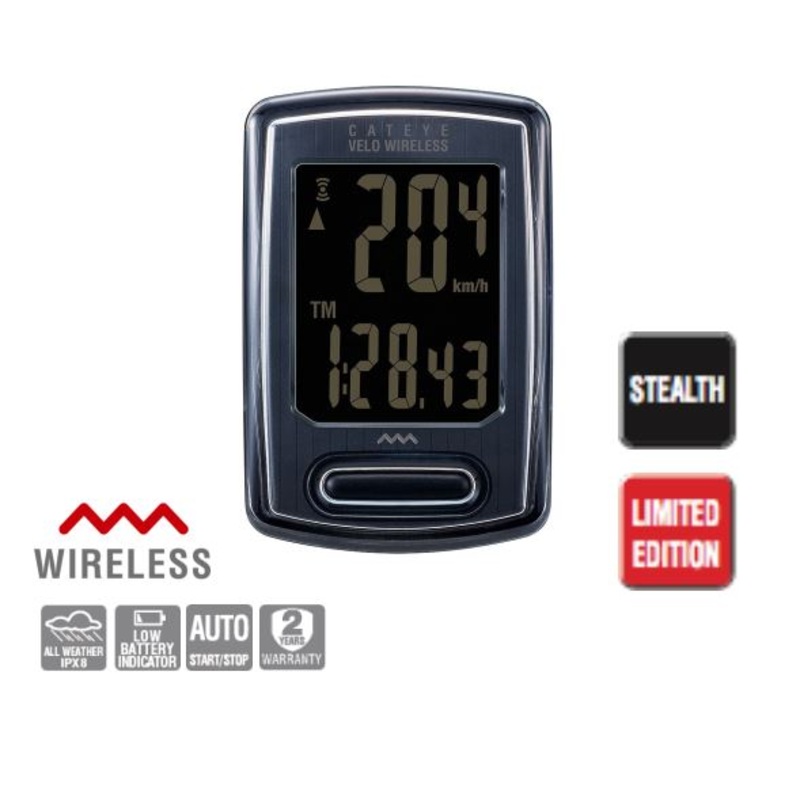 CATEYE VELO  STEALTH ~CC-VT230W / CATEYE VELO WIRELESS STEALTH CYCLE COMPUTER~CC-VT230W