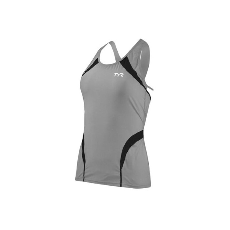 TYR Carbon Triathlon Tank-Grey / Black & Black / Light Blue & Navy / Red-XS & S & M