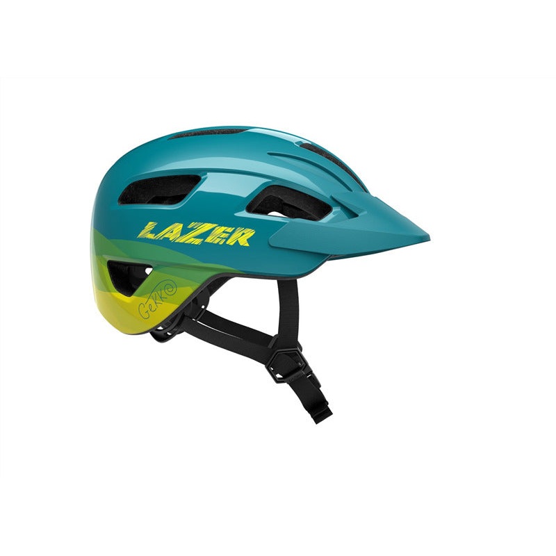 Lazer Helmet Lil Gekko Blue Yellow