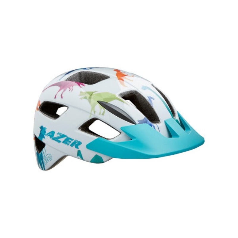 Lazer Helmet Lil Gekko White Dino