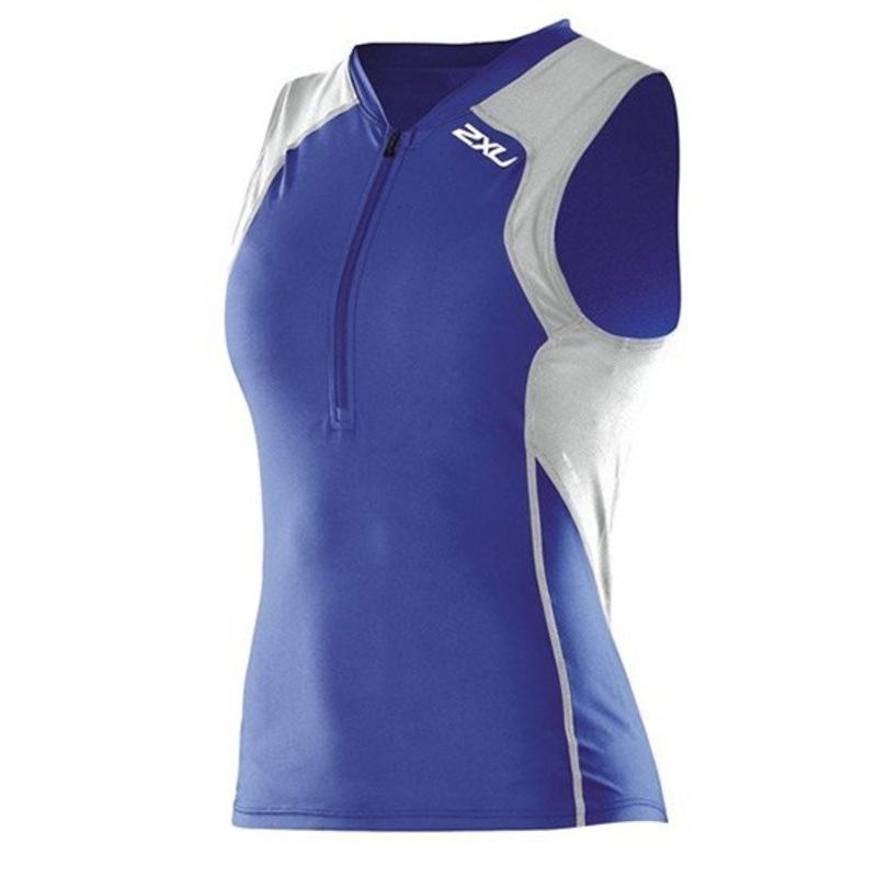 2XU Endurance Tri Singlet-Blue-XS