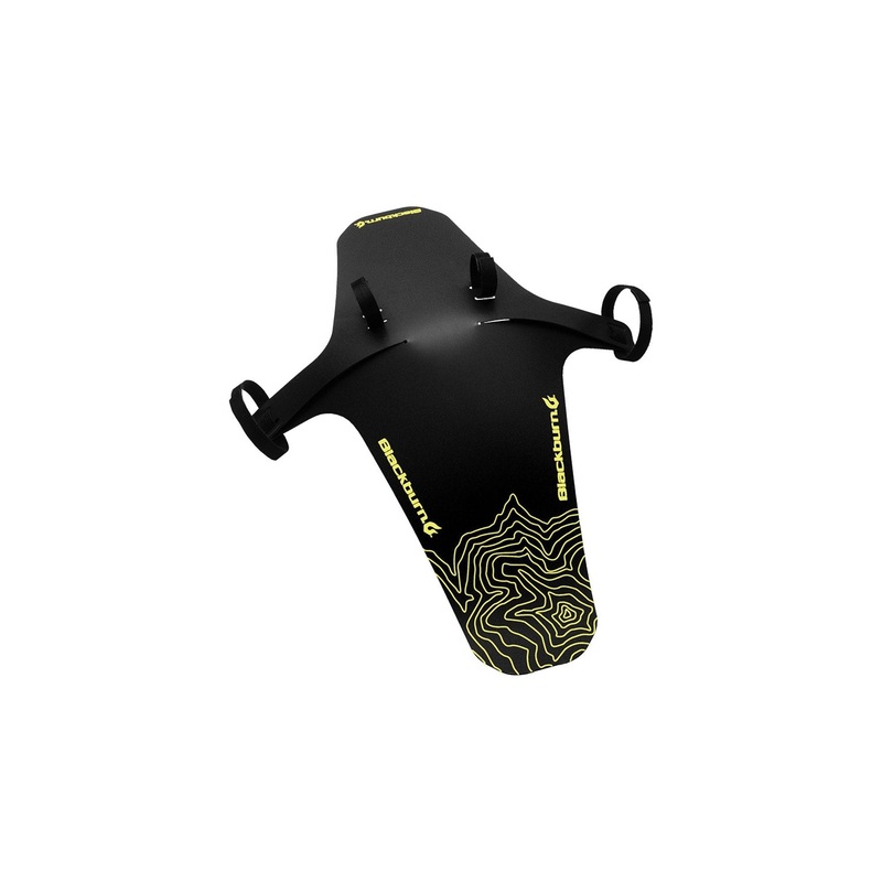 Blackburn Barrier Mudguard-Black / Hi Viz Yellow