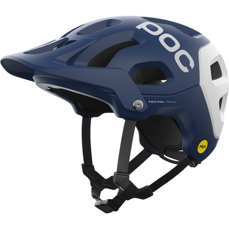 POC Helmet Tectal Race MIPS-Lead Blue & Hydrogen White Matt-L