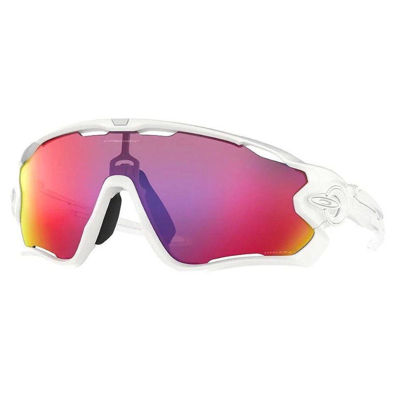 Oakley Jawbreaker Glasses-Polished White / PRIZM Road