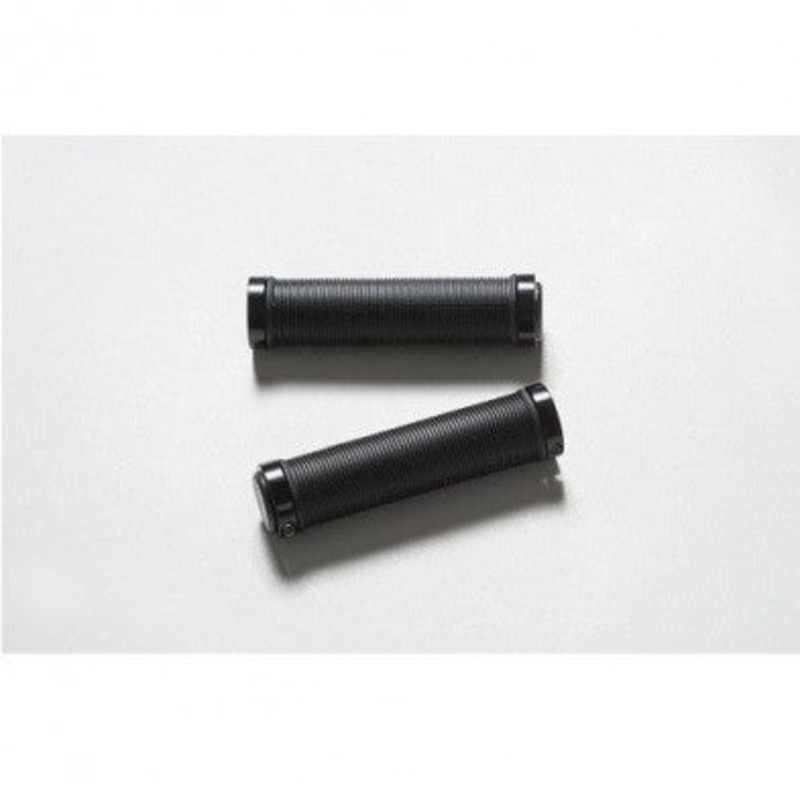 Avalanche Handlebar Grips MTB Black 130mm One Side Locking