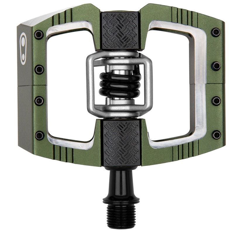 CRANK BROTHERS MALLET DH  PEDALS- DARK GREEN-16728