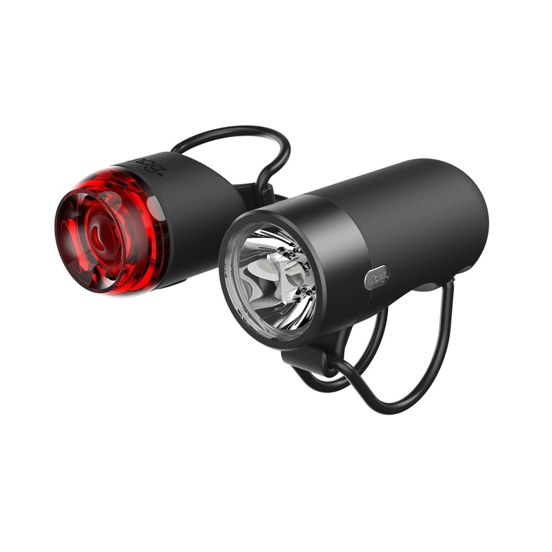 Knog Plug Twinpack Light Set-Black