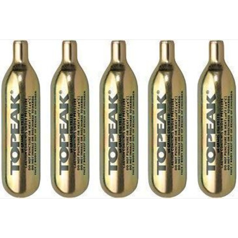 *TOPEAK 16G NON-THREADED (5)-TCO-5 / *TOPEAK 16G NON-THREADED CO2 CARTRIDGE(5 PIECES)
