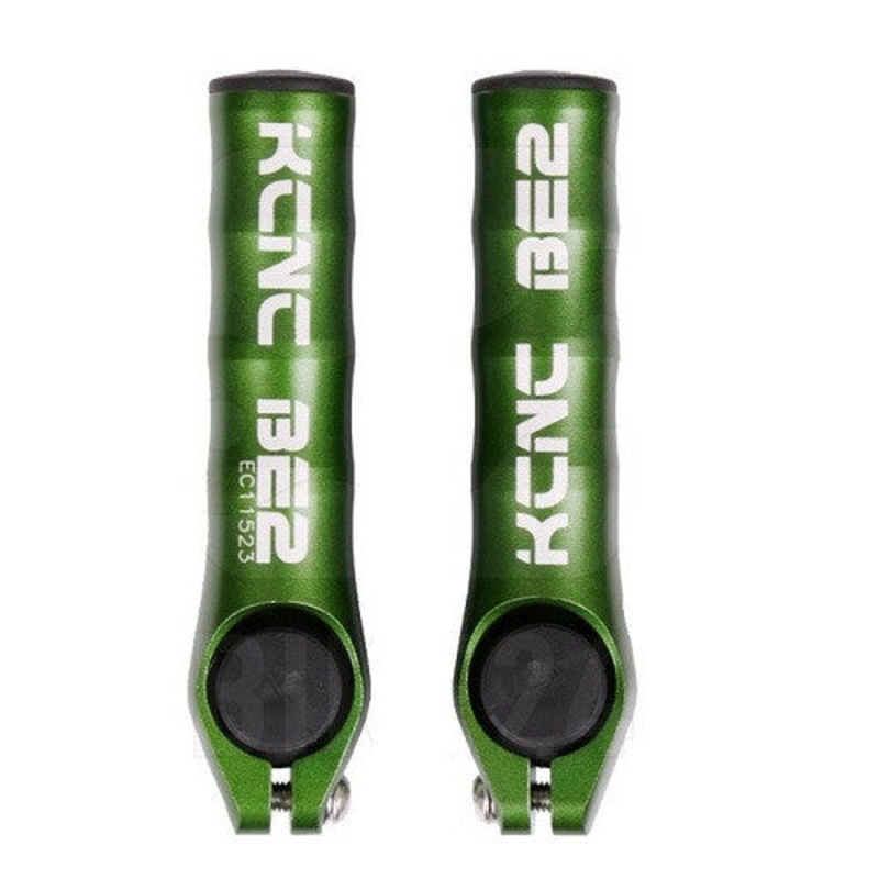 KCNC BE2 MTB handle bar ends set Green
