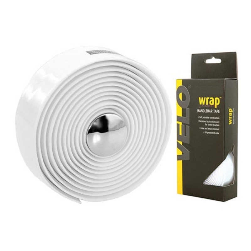 VELO H/Bar Cork Wrap Grip-White