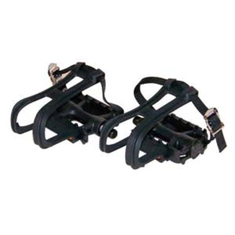 Summit Resin Pedal w/Toe Clip and Strap