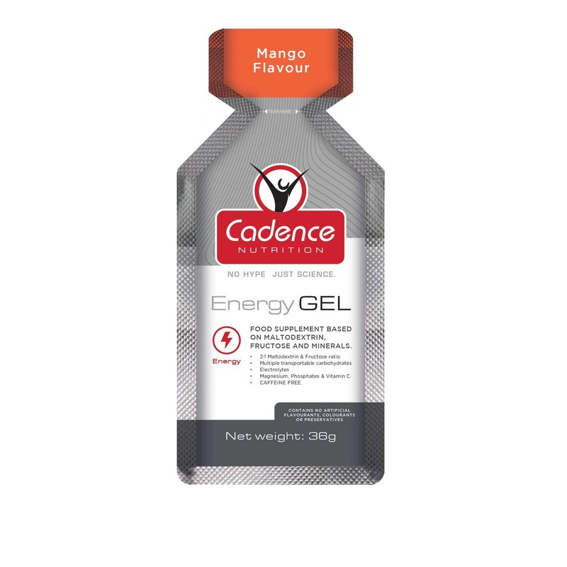 Cadence Nutrition Energy Gel Mango 36g