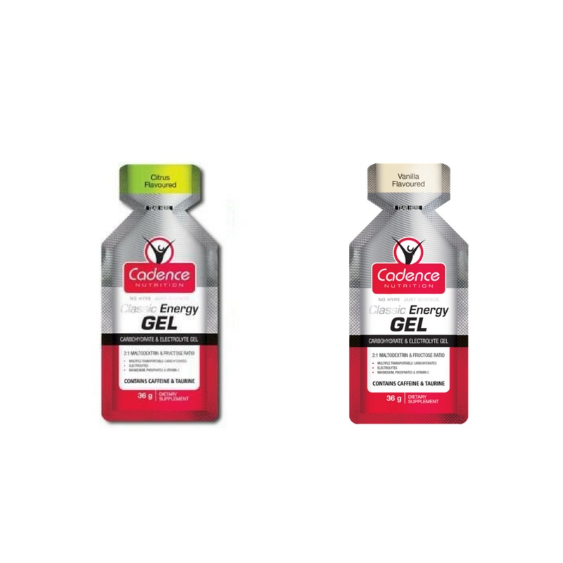 Cadence Nutrition Gel Classic Vanilla Each