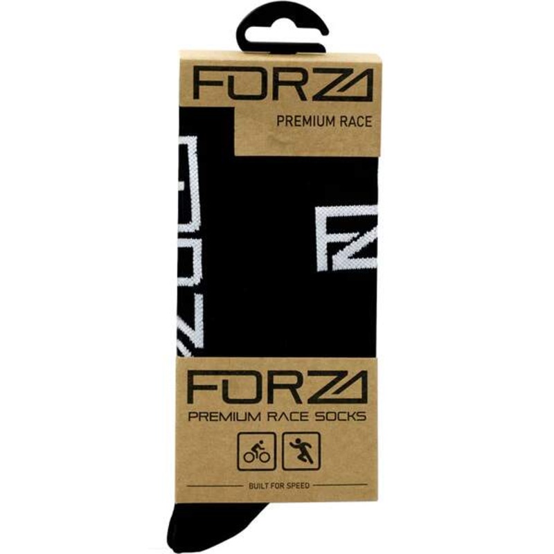 Forza Sock Premium Race-4-7 & 8-12-Black