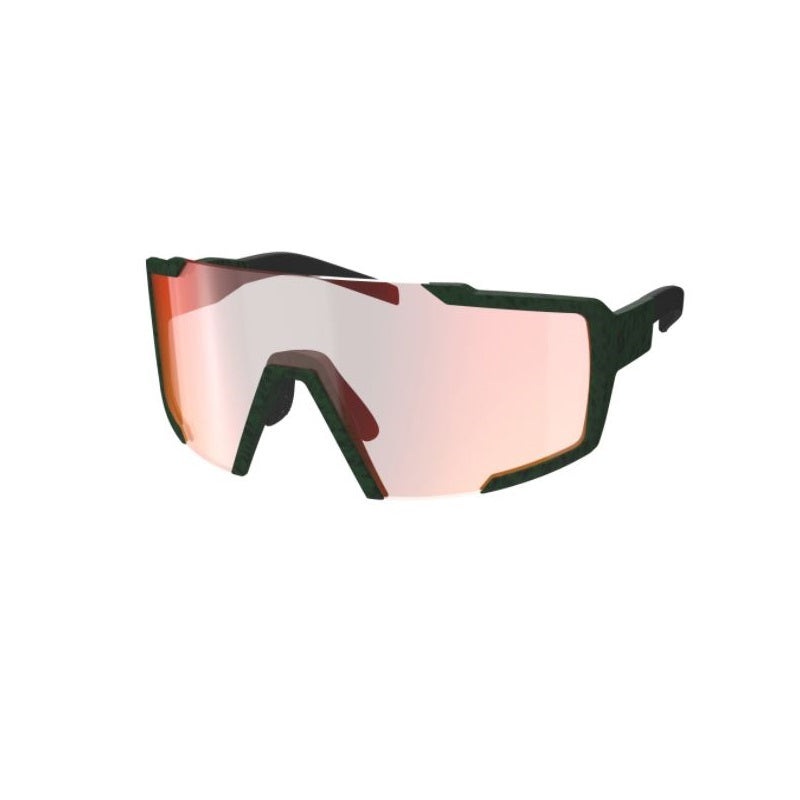 SCOTT Shield Eyewear-iris green / red chrome enhancer