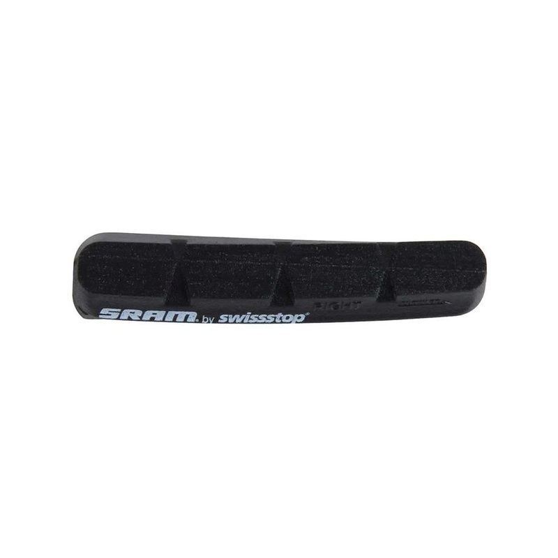 SRAM Road Brake Pad Inserts Black for Alloy Rims by SwissStop Pair