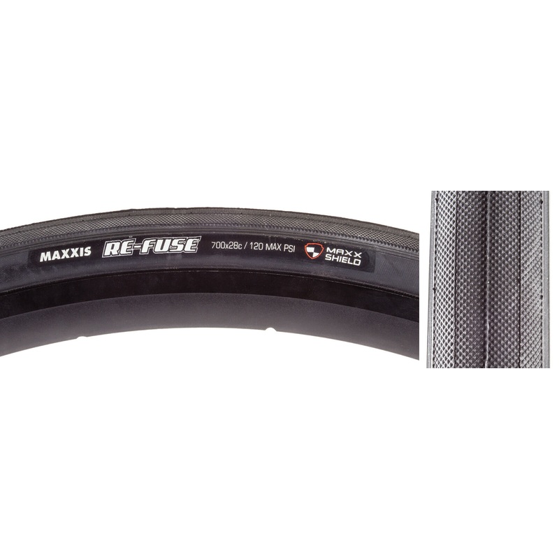 Maxxis RE-FUSE Endurance Road Tire 700×28 BK FOLD/60 SC/MS