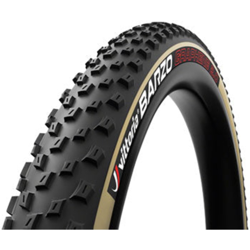 Vittoria Barzo XC-Race Tire – Tubeless, Folding, Black/Tan, TLR