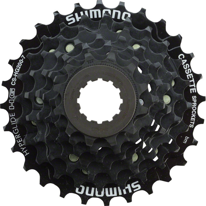 Shimano Tourney CS-HG200 7-Speed 12-28t Black Cassette