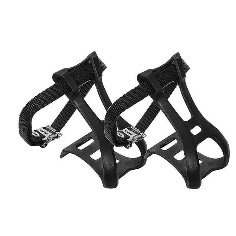 VP Toe Clips with Straps Large (3538)
