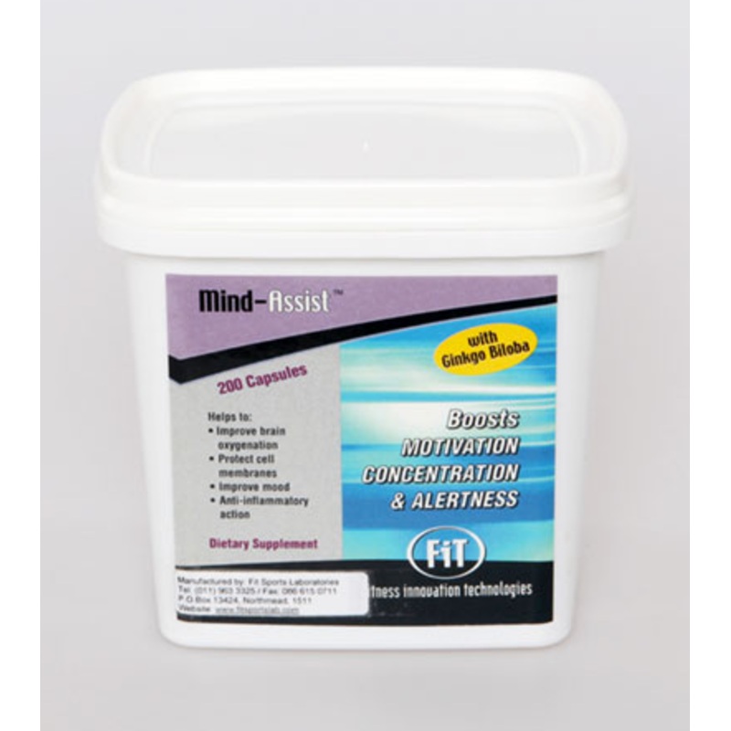 FiT Mind Assist Exercise Motivator & Concentration Improver (200 caps)