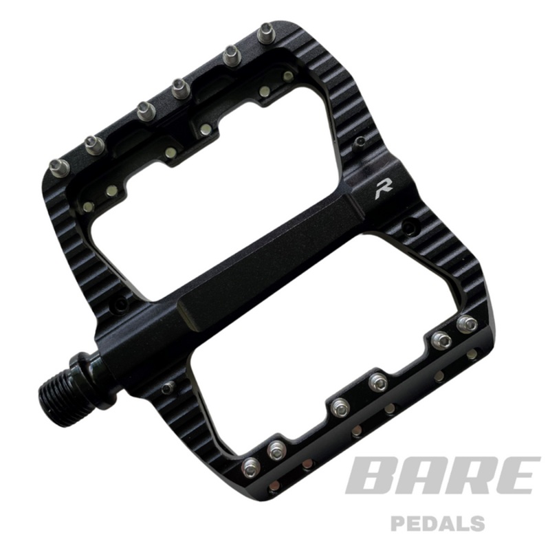 Bare R5 Alloy Flat Pedals-Black