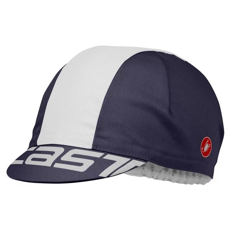 Castelli A Bloc Cap-Dark Blue/White