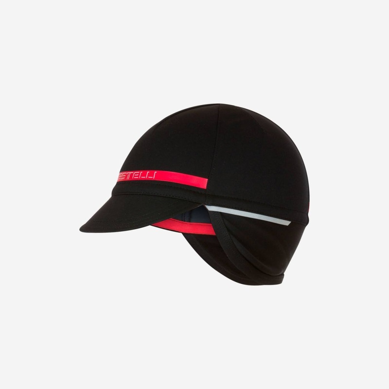 Castelli Difesa 2 Cap-Black/Red