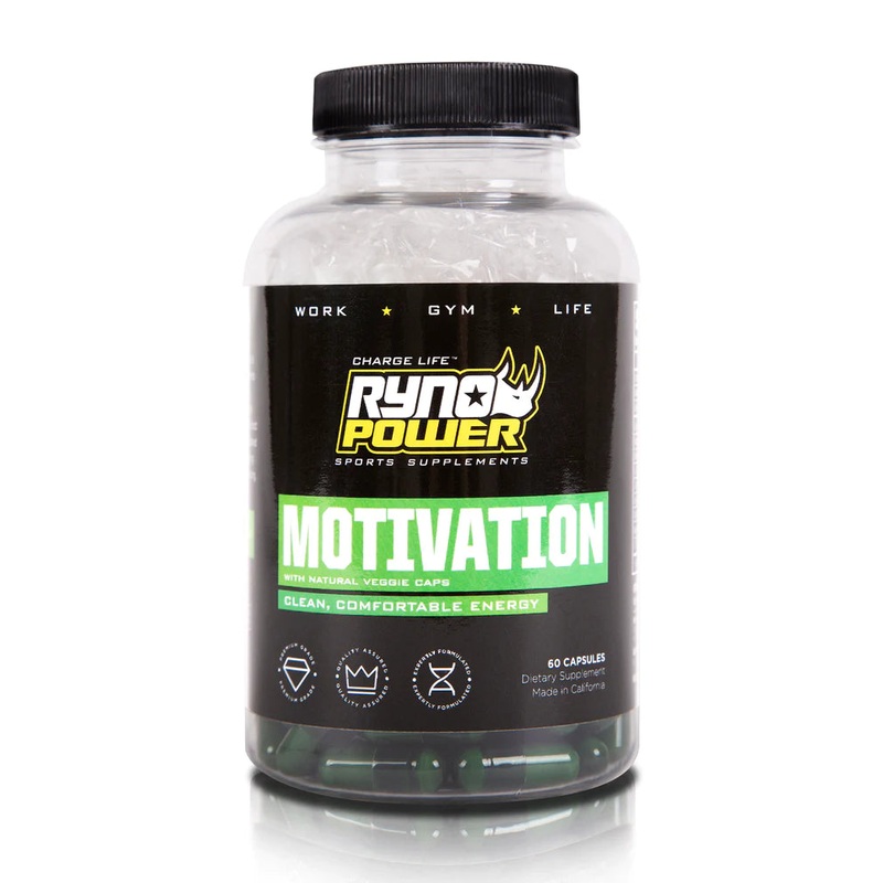 Ryno Power – MOTIVATION PRE-WORKOUT FOCUS ENERGY SUPPLEMENT