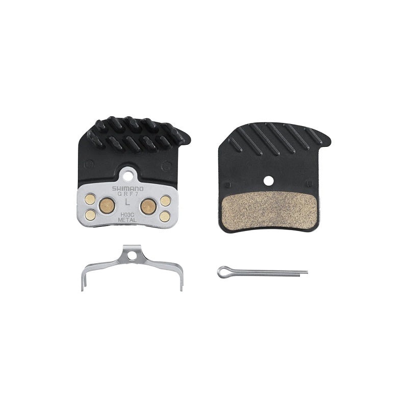 SHIMANO H03C Metal Disc Brake Pads (With Fin)