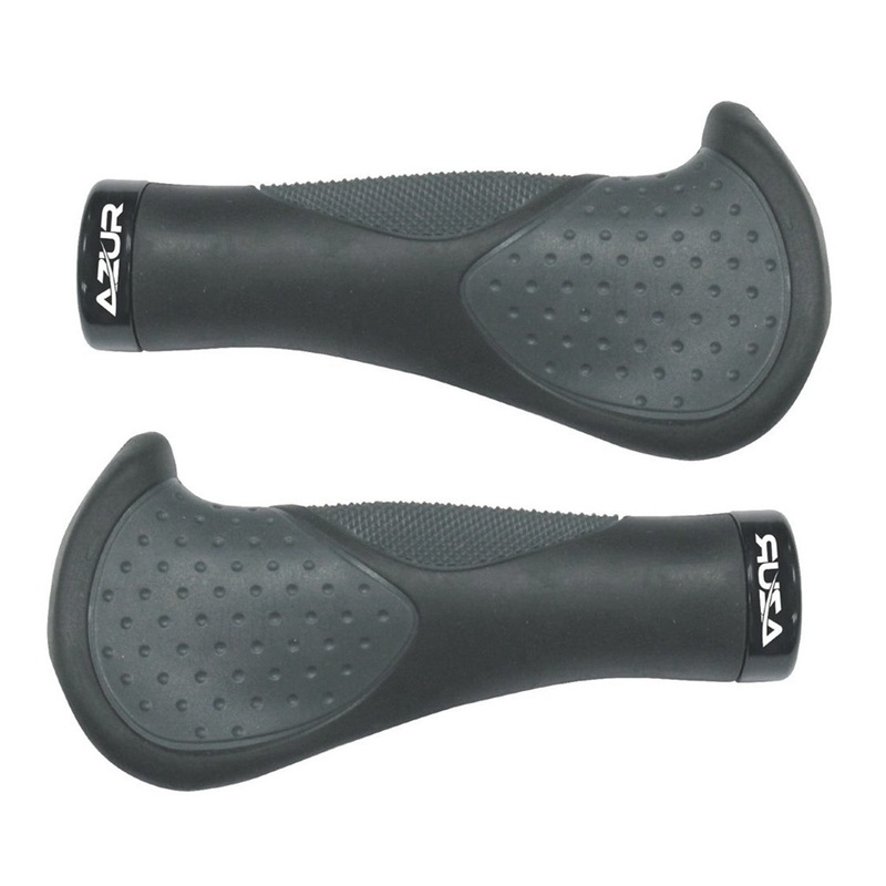 Azur Ergo Comfort Plus Lock-On Grips Grey