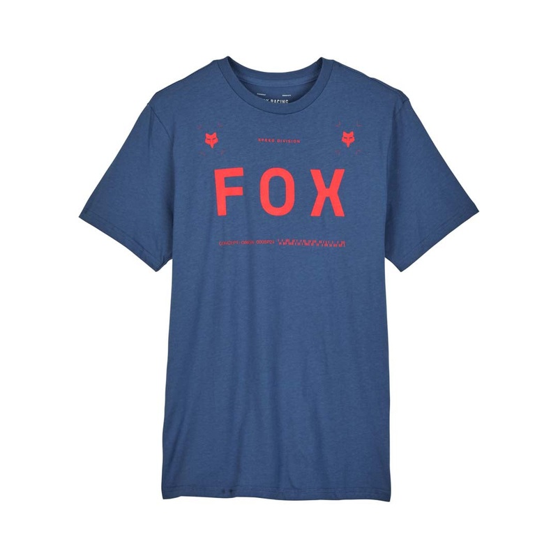 Fox Mens Aviation Premium Tee-Indigo Blue-S & M & L & XL & 2XL
