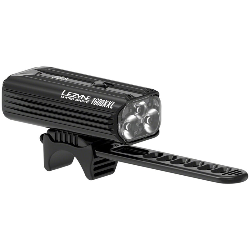 Lezyne Super Drive 1600XXL Headlight: Gloss Black