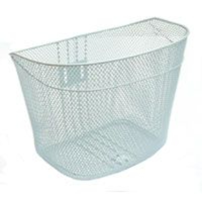 BPW Mesh Fixed Front Basket – White (8833)