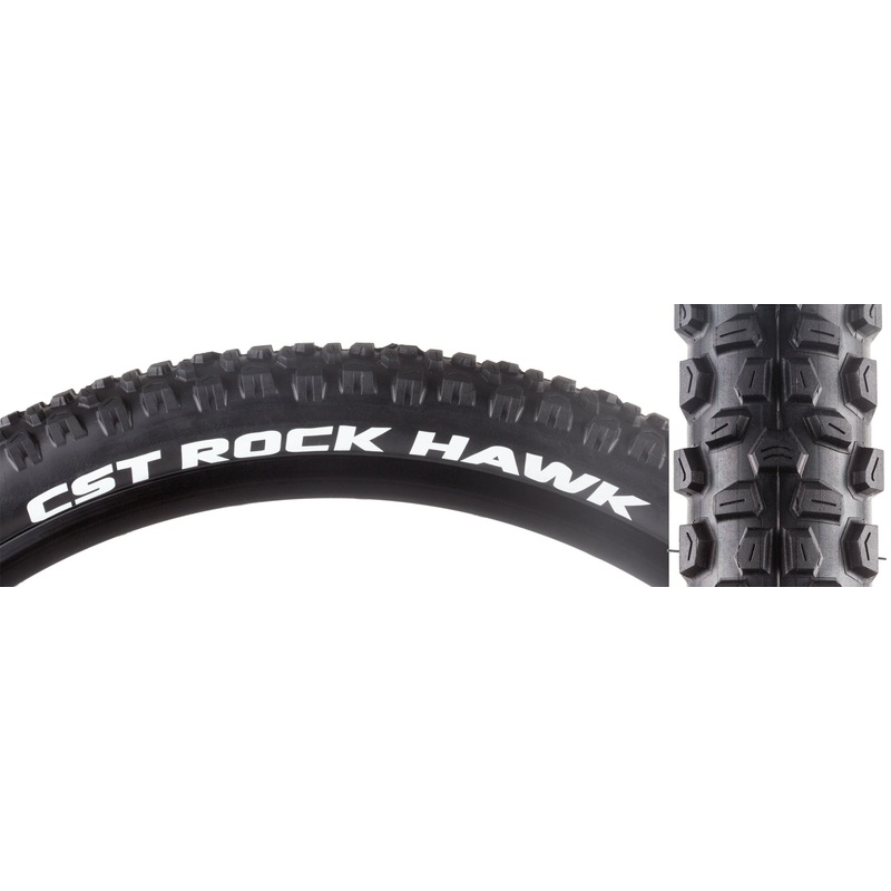 CST Rock Hawk Tire – 26 x 2.25, Clincher, Wire, Black