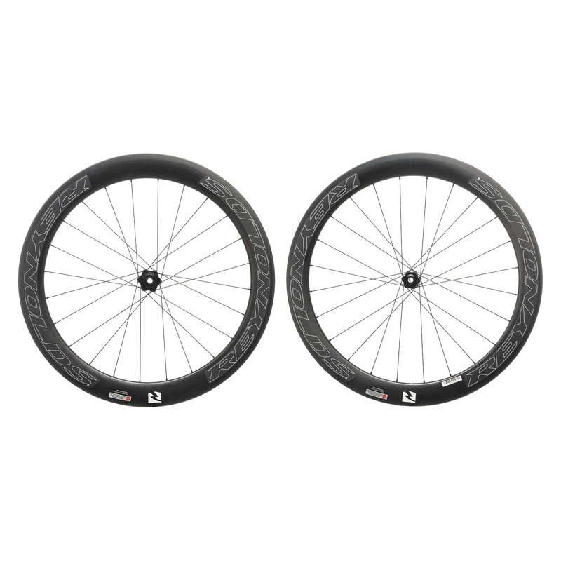 Reynolds AR80 Disc Carbon Clincher Tubeless Wheelset White Outlined Decal