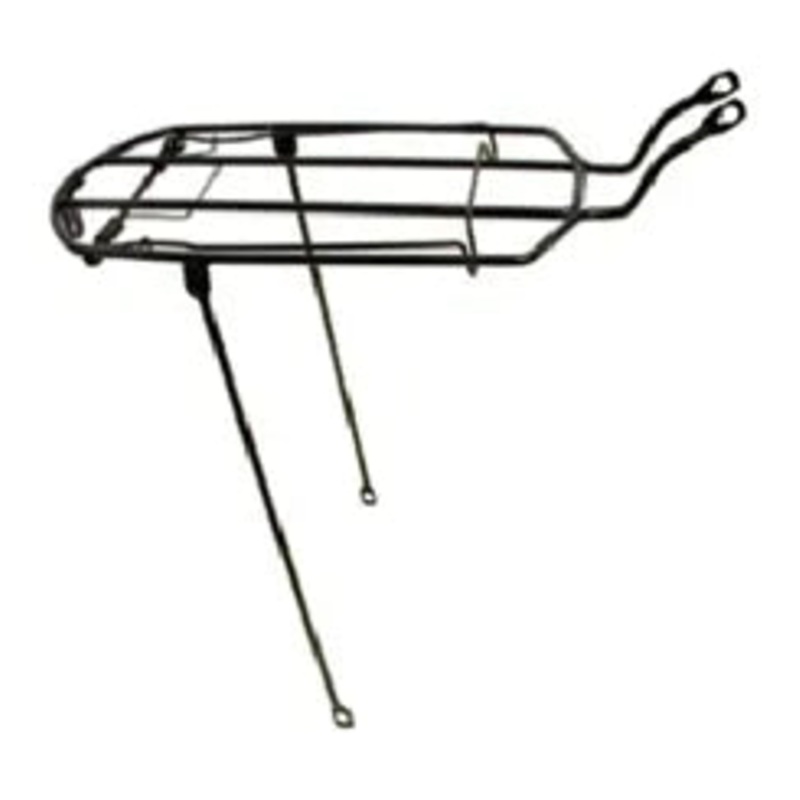BPW Steel Spring Rear Rack 8 Wide for 20 Bikes
