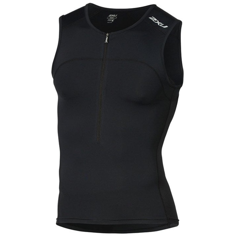 2XU Men’s Active Tri Top-Small-Black