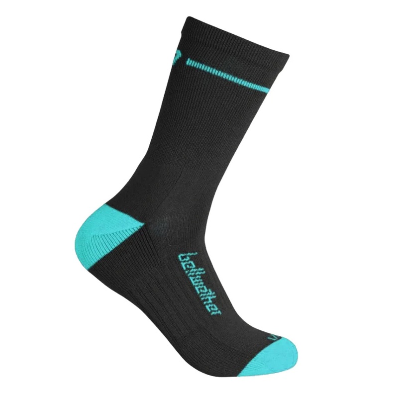Bellwether Optime Socks-Black/Aqua & Black/Yellow-S/M & L/XL