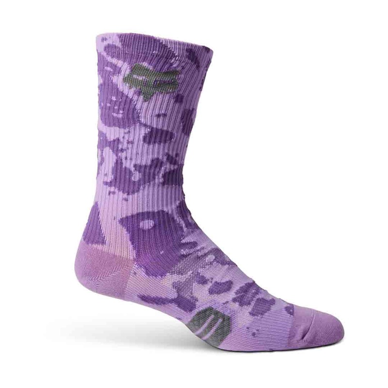 Fox 8 Ranger Socks (2023)-Blush Purple & Pewter & Black Camo-S/M & L/XL