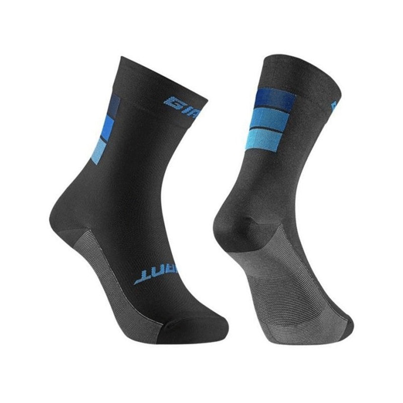 Giant Mens Elevate Socks-Black/Blue-S