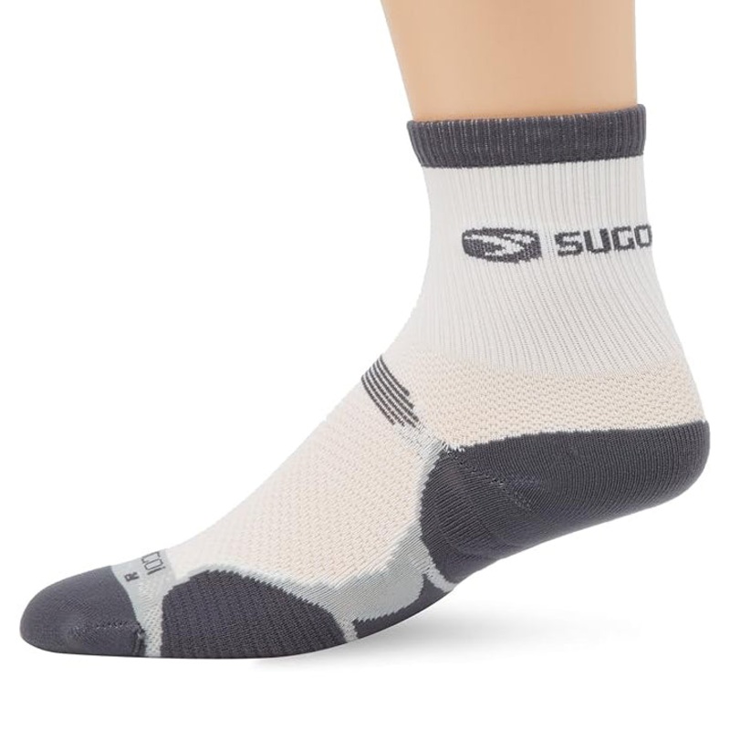 Sugoi R+R 1/4 Socks-Grey/White-XS & S