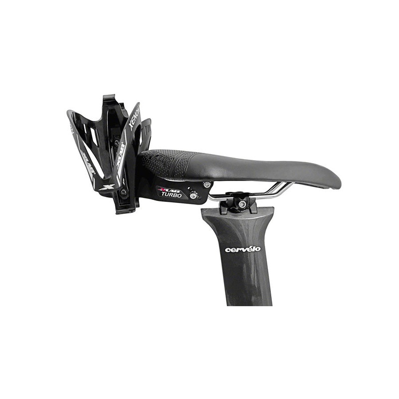 XLAB Turbo Wing w/Xenon Cages Saddle Mounted Dual Water Bottle Carrier System